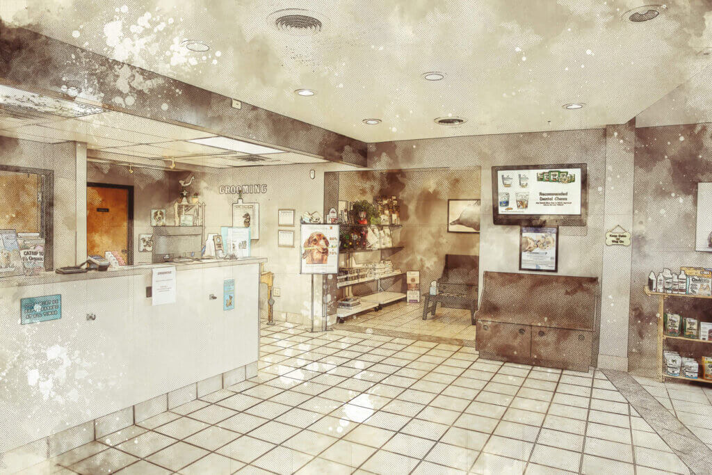 Freeland Animal Hospital Lobby - Indianapolis, IN